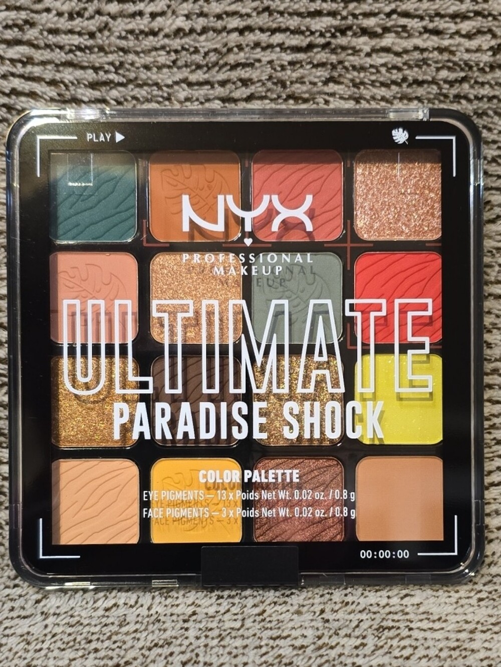 NYX Ultimate Paradise Shock Eye Color Palette - Multi-Color
